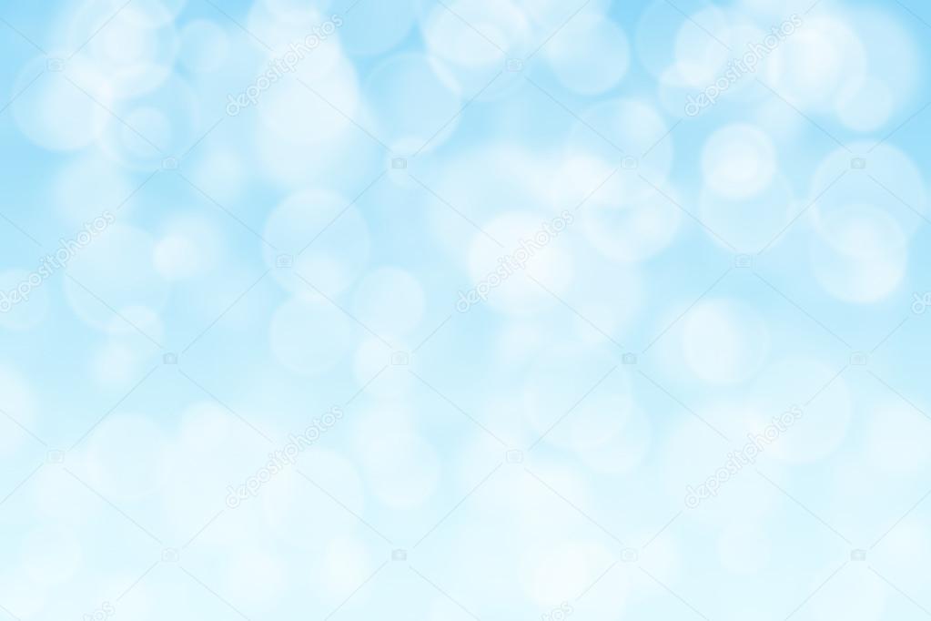 light blue circle shape boke as background