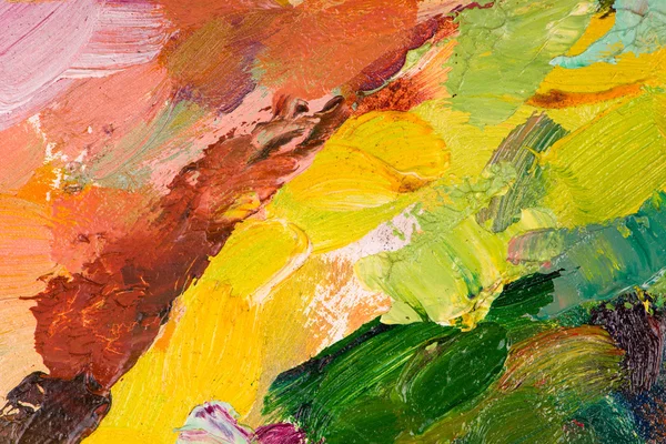 Oil painting abstract brushstrokes — Stock Photo, Image