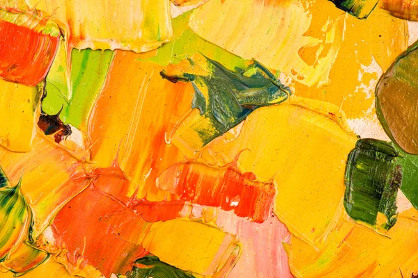 Olieverfschilderij abstracte penseelstreken — Stockfoto