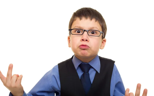 Boy in suit — Stock Photo, Image