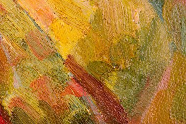 Yağlı boya soyut darbeleri