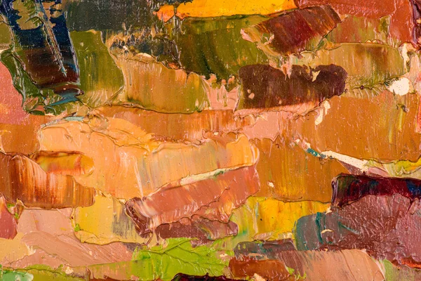 Pintura al óleo pinceladas abstractas — Foto de Stock