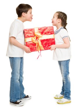 erkek ve kız hediye kutusu