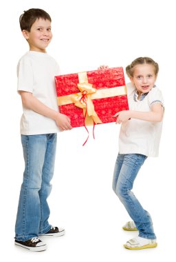 erkek ve kız hediye kutusu