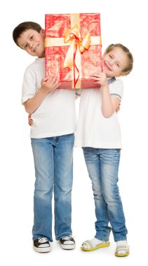 erkek ve kız hediye kutusu