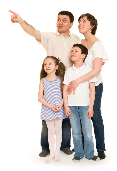 Familia feliz — Foto de Stock