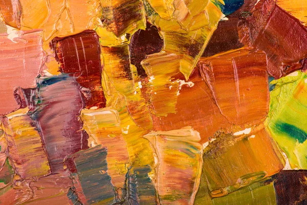 Oljemålning abstrakt penseldrag — Stockfoto