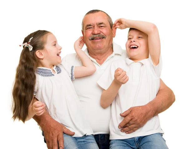 Dede ve torun portre