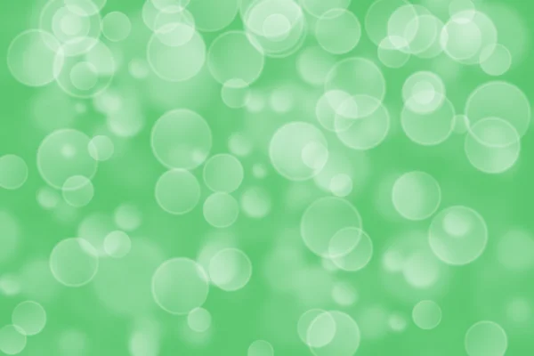 緑色の円図形ボケ背景 — ストック写真