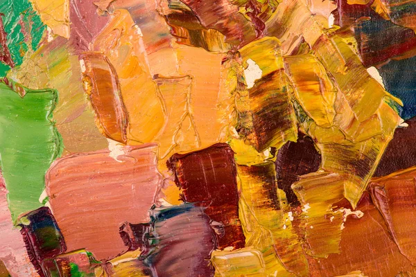 Pintura al óleo pinceladas abstractas —  Fotos de Stock