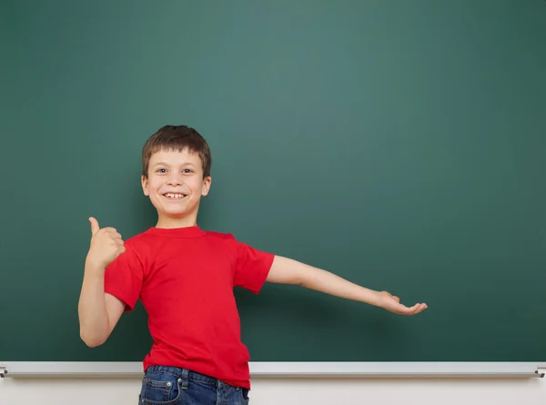 Junge und die Schulleitung — Stockfoto