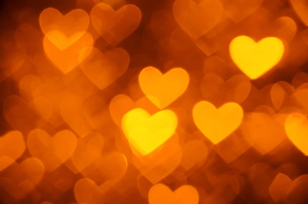 Heart background photo golden color — Stock Photo, Image