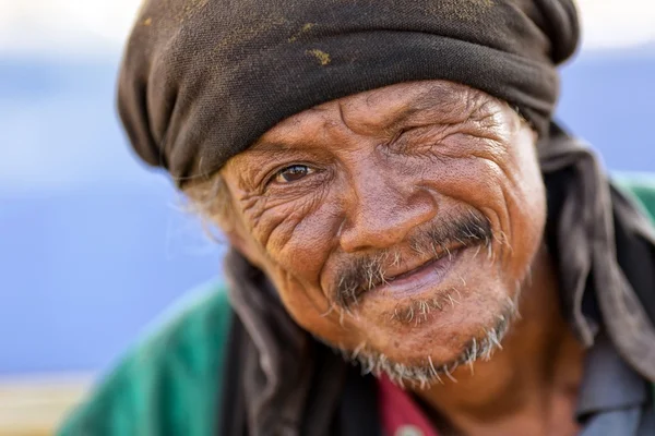 Thailändska hemlös man — Stockfoto