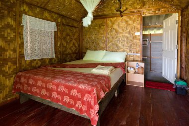 İç tropikal deniz bungalov