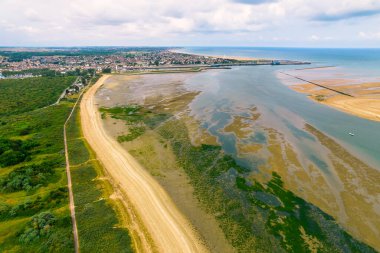 Kuşatma noktası ve Ouistreham limanı ve şehri, Normandiya, Fransa