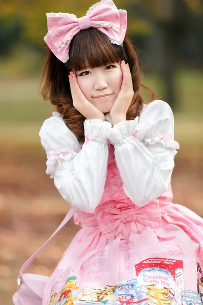 Japonês menina cosplay retrato — Fotografia de Stock