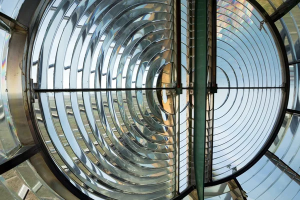 Bir deniz feneri büyük fresnel lens — Stok fotoğraf