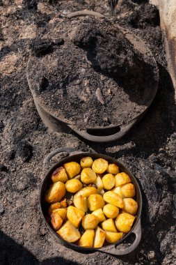 Geleneksel ushant ada haşlanmış kuzu