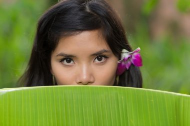 Vietnamlı bir kadın portresi