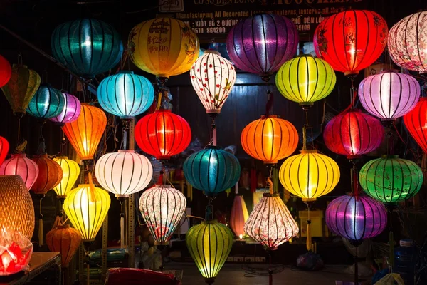 Silk Chinese lamps — Stock Photo, Image