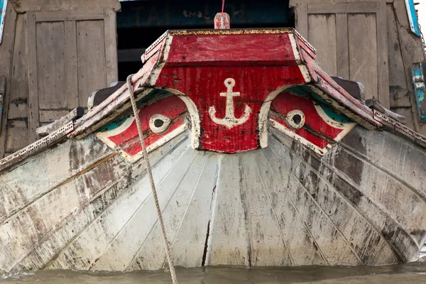 Wietnamski-łódź łuk — Zdjęcie stockowe