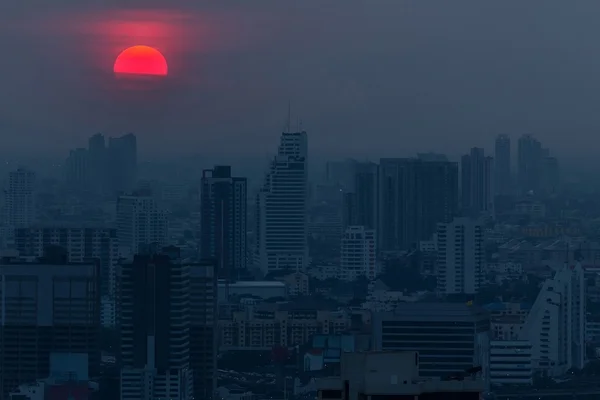 Bangkok dunkelblaue Dämmerung — Stockfoto