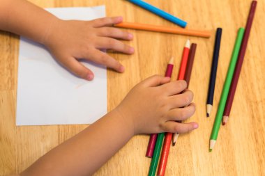 Üstten Görünüm tarafından çizim çocuk