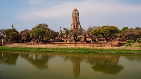 Eski tapınak Wat Phra Ram, Ayutthaya — Stok fotoğraf