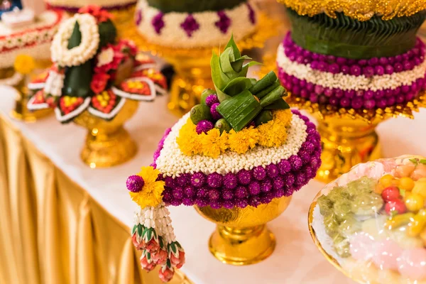 Tajski garland na tradycyjny tajski ślub — Zdjęcie stockowe