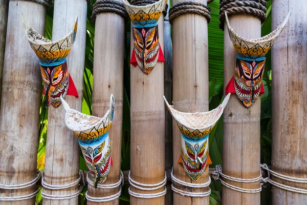 Masca fantomă thailandeză, Phi Ta Khon — Fotografie, imagine de stoc