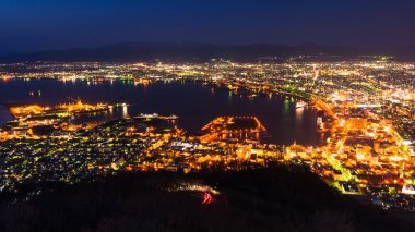 Cityscape görünümünden Mt. Hakodate teleferik