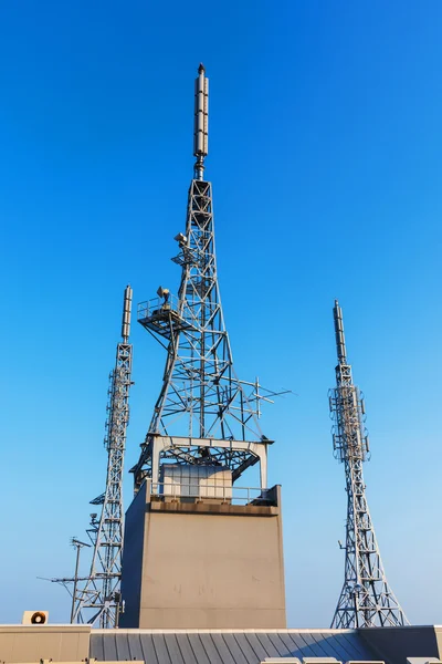 Antenna repeater, sattelite, 3g, 4g tower — Stock Photo, Image