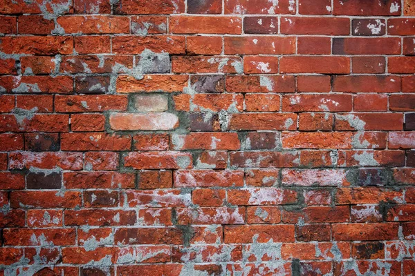 Parede de tijolo vermelho velho — Fotografia de Stock