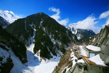 Mountain view Tateyama Kurobe Alp adlı kar