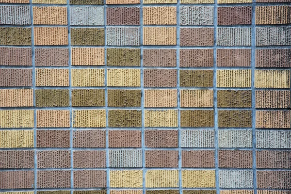 Vintage Color brick wall for textured background — Stock Photo, Image