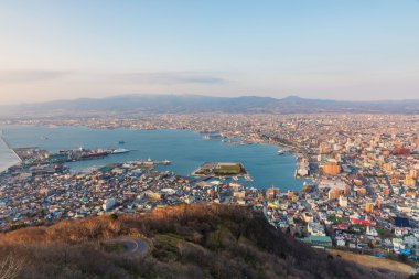 Hakodate cityscape görünümü