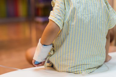 hastane yatağında hasta sit