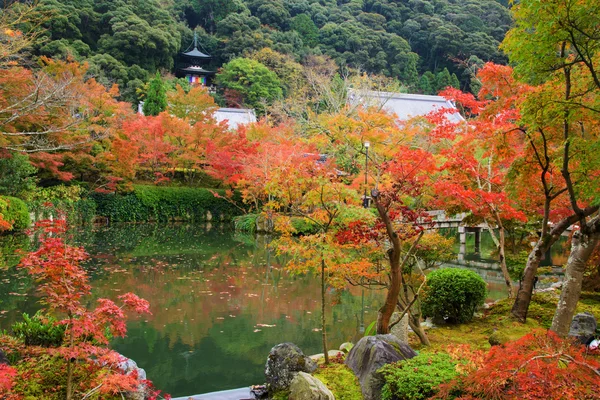 秋の色、京都の永観寺 — ストック写真