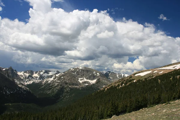 Scenic View Rocky Mountain National Park Spring Colorado Usa Famous — Stock Photo, Image