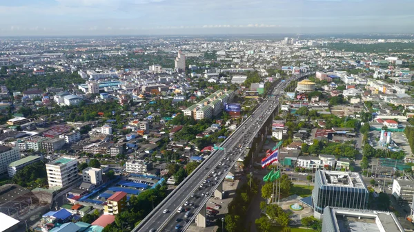 Veduta aerea di Bangkok express way — Foto Stock