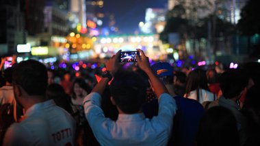 Smartphone yakalama geri sayım mutlu yeni yıl 2015