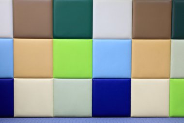 Renkli yumuşak duvar kaplama paneli