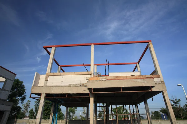 Construção de casas em desenvolvimento — Fotografia de Stock