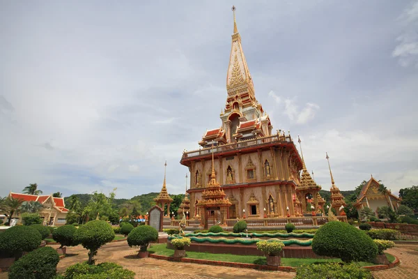 Pagoda Wat Chalong w Phuket — Zdjęcie stockowe