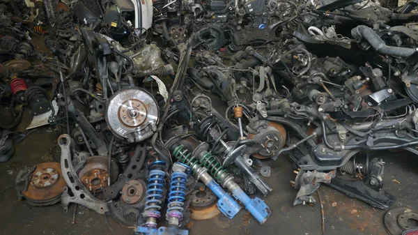 Peças de reposição para automóveis usados para venda — Fotografia de Stock