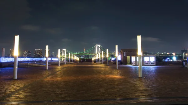 Skywalk Daiba station i Tokyo — Stockfoto