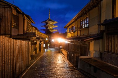 Yasaka Pagoda ve Japonya eski şehir, Kyoto