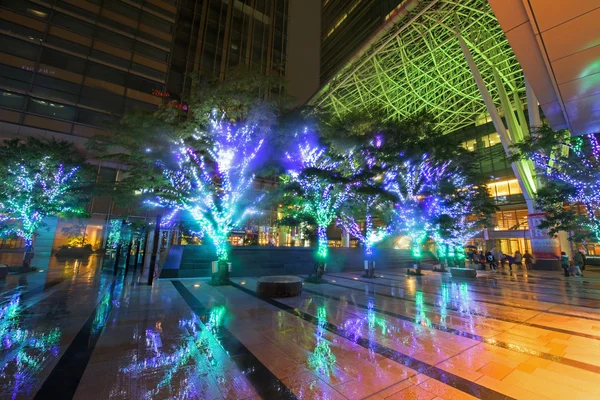 Ilustração de luz no complexo Roppongi Midtown — Fotografia de Stock