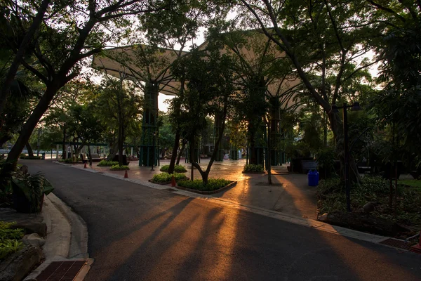 Dusit zoo architecture landscape in Bangkok — Stock Photo, Image