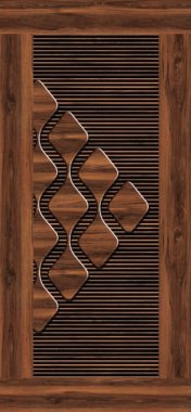 3D kaplamalı kapı tasarımı ve arkaplan duvar kağıdı